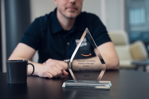 NordHero Named a Winner of 2025 Nordics AWS Partner Awards logo